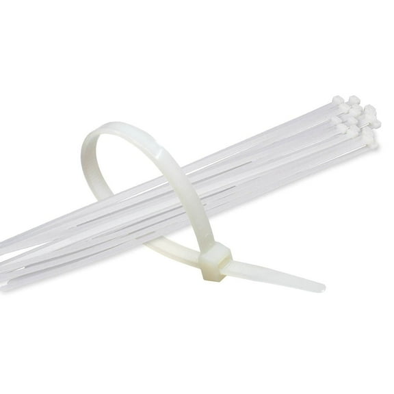 Boen 17" Natural Nylon Zip Cable Ties - 500Pk