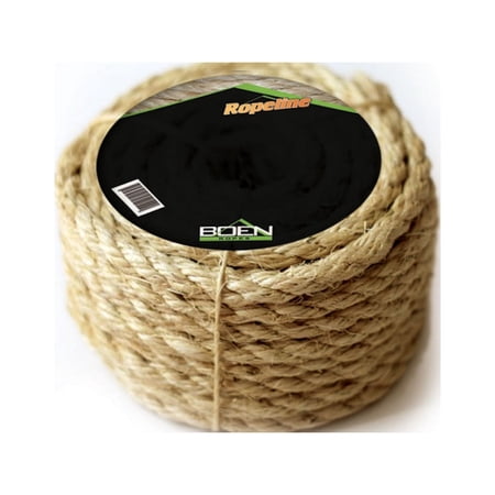 Boen Sisal 3-Strand Twisted Rope 3/8''X50'
