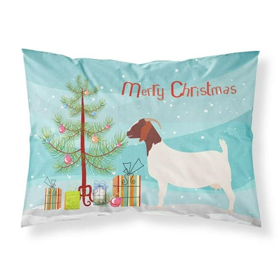 Boer Goat Christmas Fabric Standard Pillowcase
