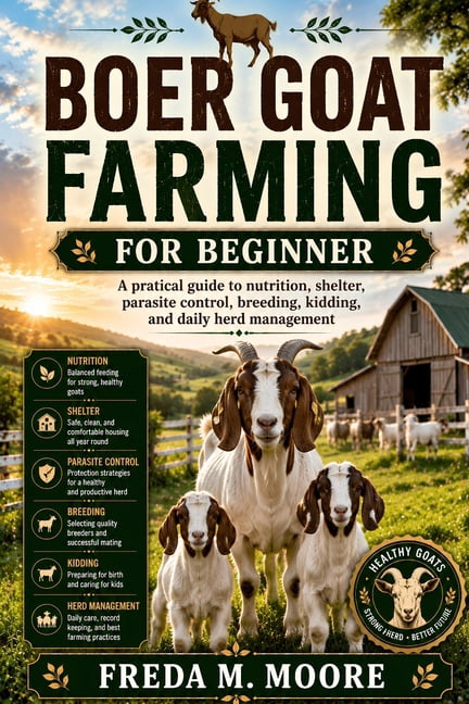 Boer Goat Farming for Beginner: A pratical guide to nutrition, shelter, parasite control, breeding, kidding, and daily h, (Paperback)