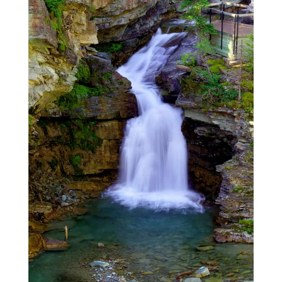 Boer Smooth Waterfall Glossy Poster