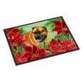 thumbnail image 1 of Boerboel Mastiff Poinsettas Indoor or Outdoor Mat, 24 x 36 in., 1 of 1