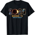 thumbnail image 1 of Boerne Texas Total Solar Eclipse 2024 T-Shirt, 1 of 3