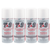 Boeshield T-9 Rust & Corrosion Protection/Inhibitor and Waterproof Lubrication, 12 oz. 4 Pack
