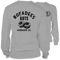 thumbnail image 1 of Bofadee's - Long Sleeve Heather Gray T-Shirt, 1 of 2