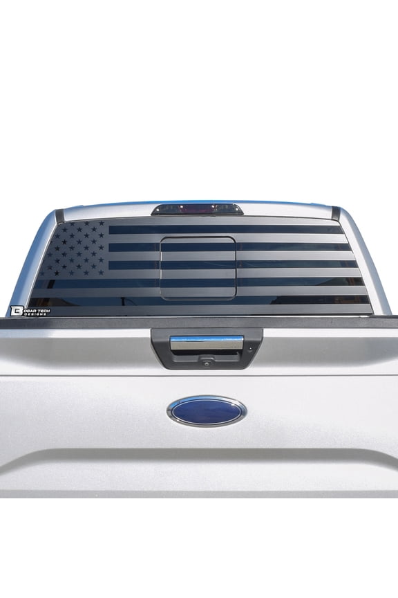 American Flag SUVs and Pickup Trucks Rear Quarter Window Decal Sticker
