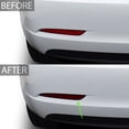 thumbnail image 1 of Bogar Tech Designs Rear Bumper Reflectors Tint Kit Compatible with and Fits Tesla Model 3, Dark Smoke, 1 of 5