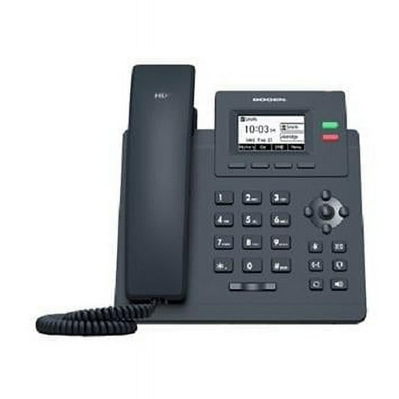 Bogen NQ-T2000-BOG Nyquist IP Paging System - Staff IP Phone - Basic LCD Display, Black