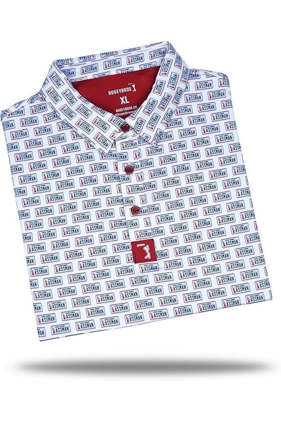 Men's 4 Way Stretch Short Sleeve Golf Polo Shirt (Small, ASSMAN)