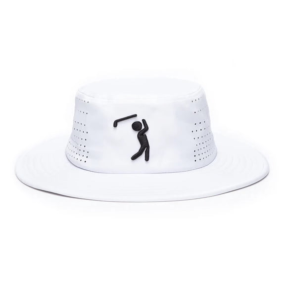 Bogey Bros Golf Bogeyman Bucket Hat White Small/Medium