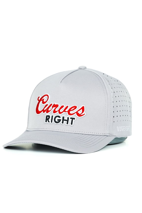 Curves Right Performance Hat Gray