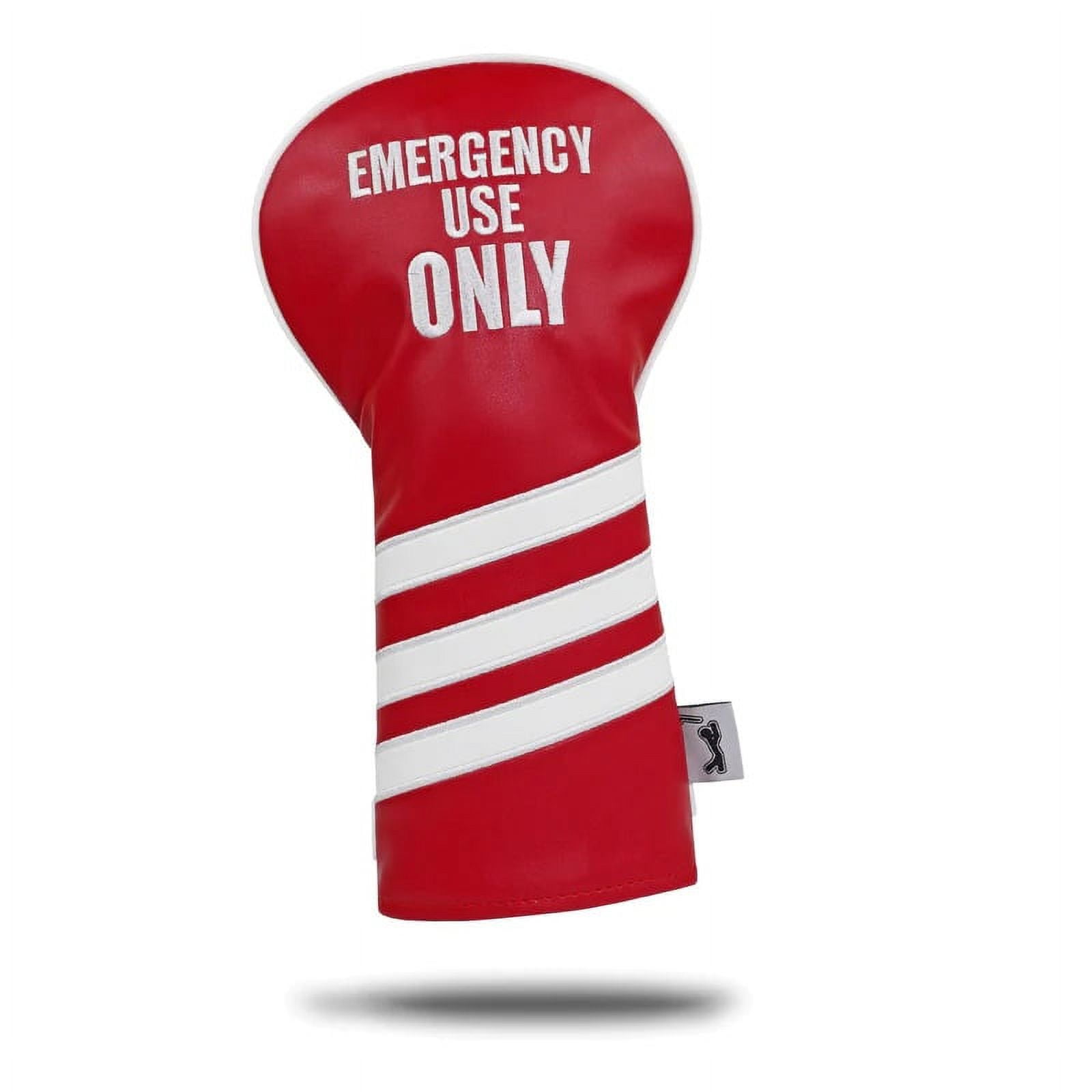 Bogey Bros Golf Driver Headcover EMERGENCY USE ONLY EMERGENCY USE ONLY