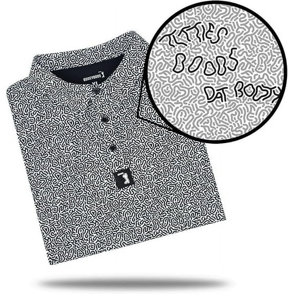 Bogey Bros Men's 4 Way Stretch Short Sleeve Golf Polo Shirt