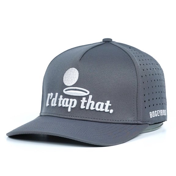 Bogey Bros Golf I'd Tap That Performance Hat Gray