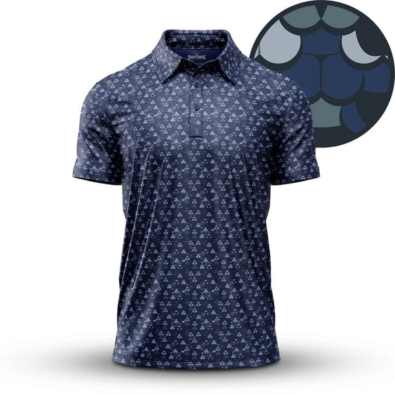 Bogey Bros Golf Navy Polo Navy Small