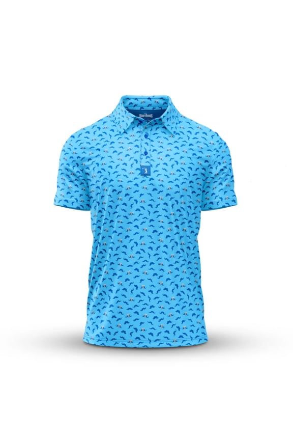 Men's 4 Way Stretch Short Sleeve Golf Polo Shirt