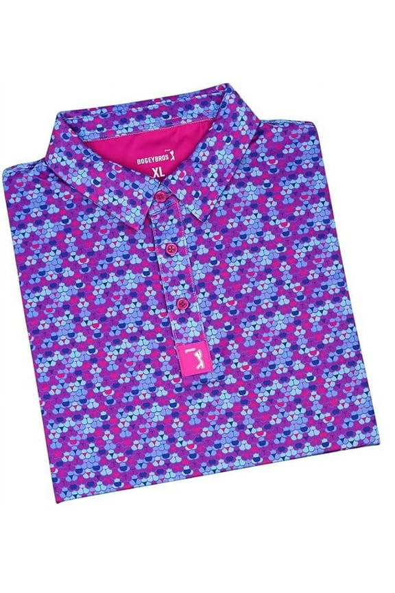 Men's 4 Way Stretch Short Sleeve Golf Polo Shirt