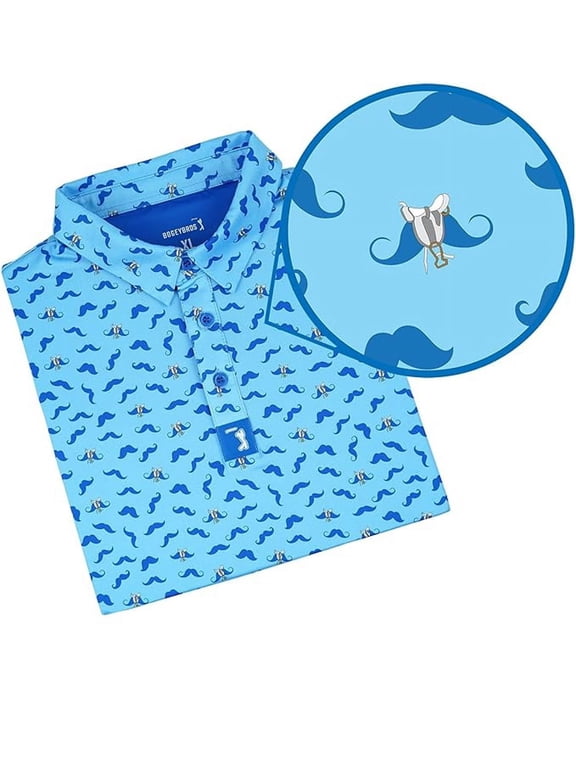 Men's 4 Way Stretch Short Sleeve Golf Polo Shirt