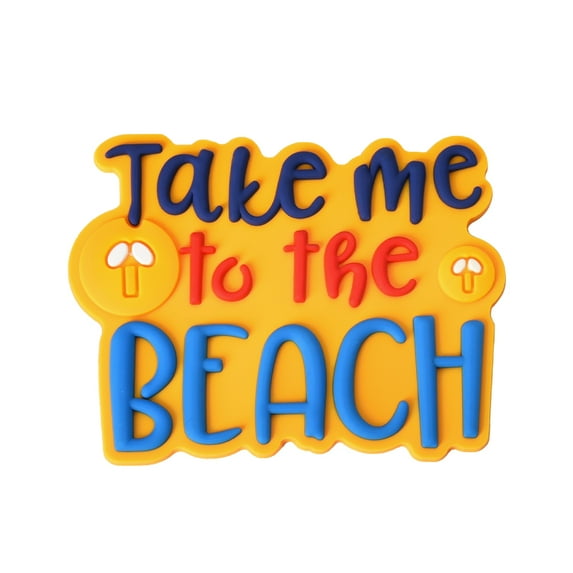 Bogg Bag Accessories for Women Female Bogg Bag Charms for Teen Girls Beach Bag Accessories for Adults Teens Bogg Accessories for PVC Charms Take Me to The Beach Bogg Bag Charm