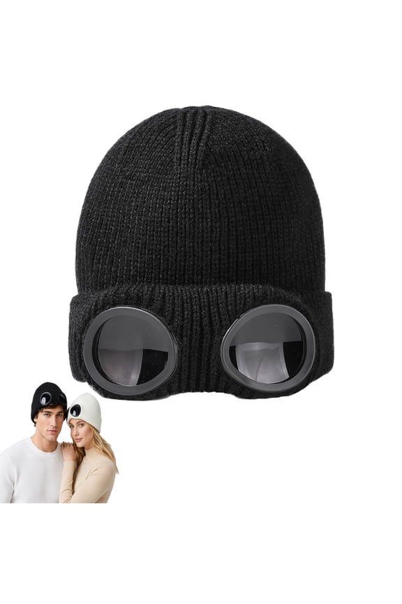 Boggle Beanie, Double-Layer Thermal Fleece Design, Integrated Visor and Helmet Design, Foldable and Flexible to Wear, Highly Elastic and Machine-Washable, Suitable for Outdoor Use