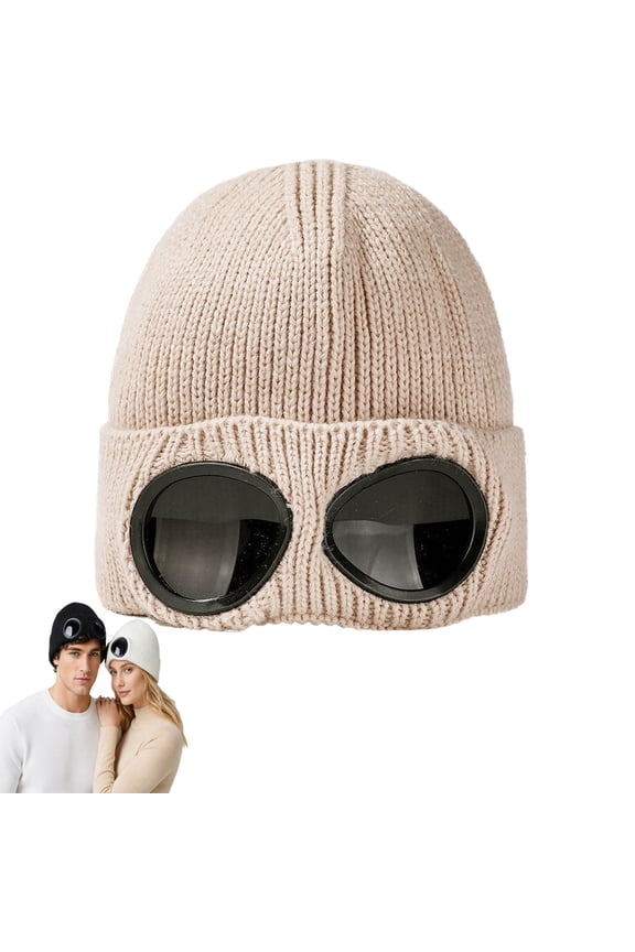 Boggle Beanie, Double-Layer Thermal Fleece Design, Integrated Visor and Helmet Design, Foldable and Flexible to Wear, Highly Elastic and Machine-Washable, Suitable for Outdoor Use