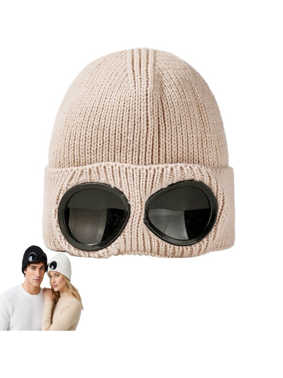Boggle Beanie, Double-Layer Thermal Fleece Design, Integrated Visor and Helmet Design, Foldable and Flexible to Wear, Highly Elastic and Machine-Washable, Suitable for Outdoor Use