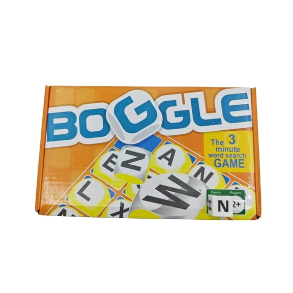 "Boggle: the Fast-Paced 3-Minute Word Search Dice Game" Word Spelling Game, Dice Spelling Game, Letter Puzzle, Interactive Board Game, Ideal for Parties, Perfect as a Holiday Gift.