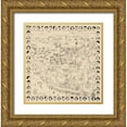 thumbnail image 1 of Boggs 15x15 Gold Ornate Wood Framed with Double Matting Museum Art Print Titled - Los Angeles California - Boggs 1937, 1 of 4