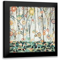 Boggs, Candra 12x12 Black Modern Framed Museum Art Print Titled - Blooming Meadow