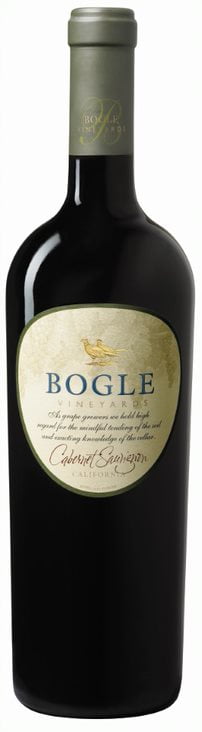 Bogle Vineyards Cabernet Sauvignon California Red Wine, 750 ml Glass Bottle, 14.5% ABV