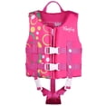 thumbnail image 1 of Gogokids Toddler Swim Vest Life Jacket-Kids Flotation Buoyancy Swimwear Trainer Aid Vest with Adjustable Safety Strap, Age 1-9 Years/18-77lbs, Pink Bubble, 1 of 10