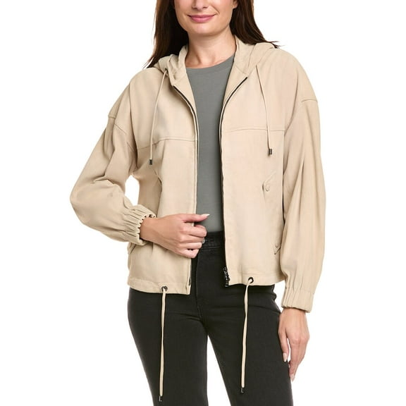 Bogner womens Emma Suede Jacket, 10, Beige