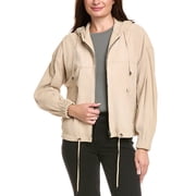 Bogner womens Emma Suede Jacket, 8, Beige