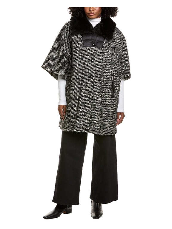 womens Gwen Knit Wool-Blend Jacket, m, Black