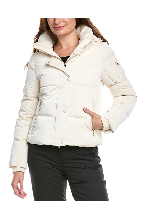 womens  Hella Down Jacket, 10, White