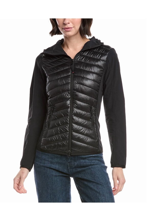 womens Nora Technical Jacket, 10, Black