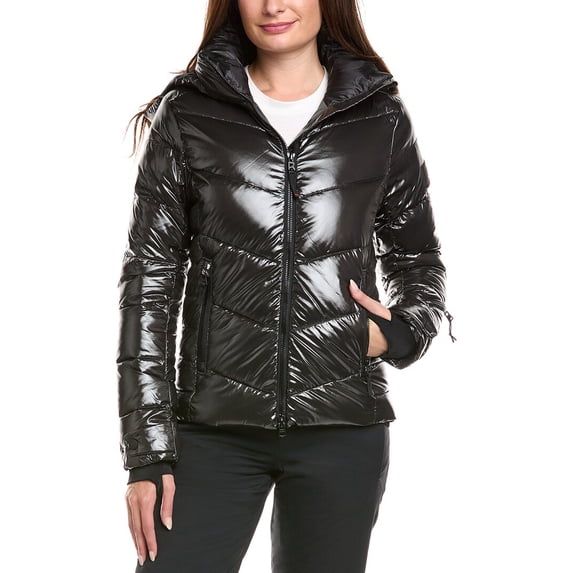 Bogner womens Saelly 2 Down Jacket, 4, Black