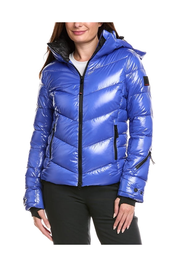 womens Saelly 2 Down Jacket, 8, Blue
