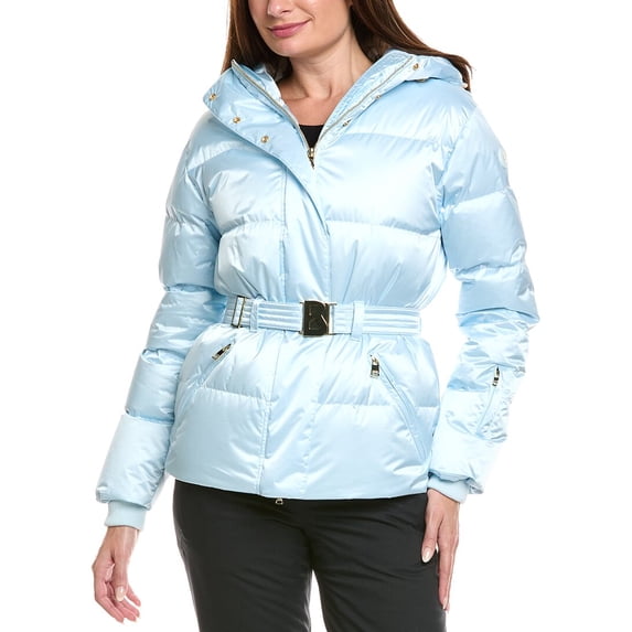Bogner womens Selma Down Jacket, 14, Blue