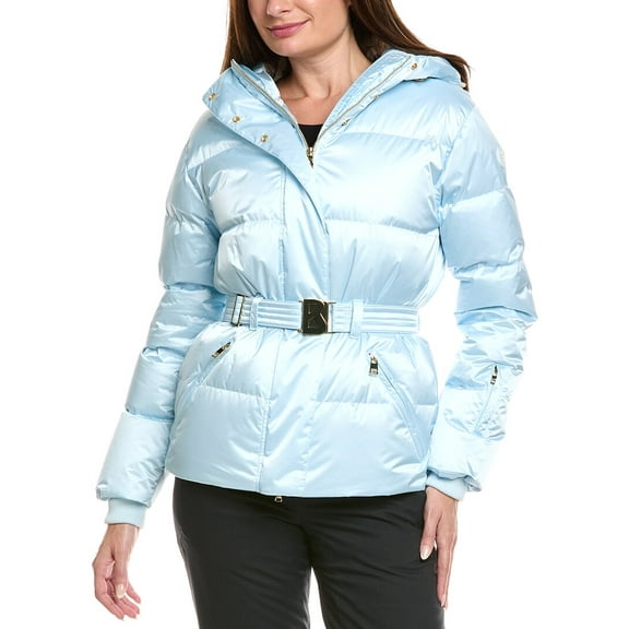 Bogner womens Selma Down Jacket, 14, Blue