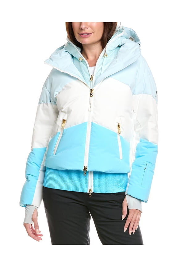 womens Vila 1 Down Jacket, 12, Blue