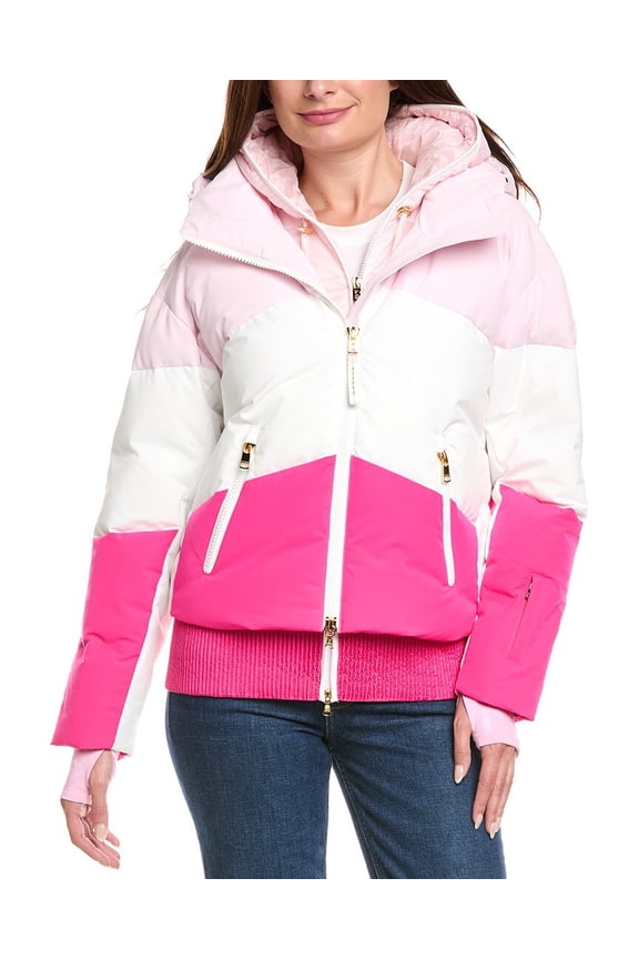 womens Vila Down Jacket, 10, Pink