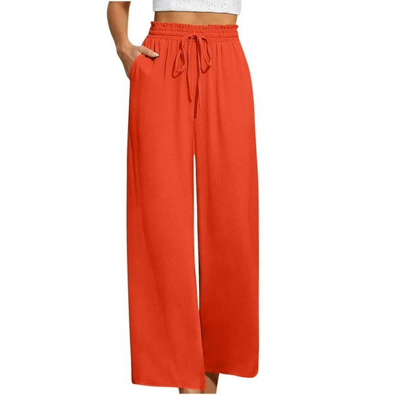 Bogo Baggy Cargo Pants For Extra Tall Women Women'S Pants Casual Cotton Cute High Waisted Pants For Women Sweatpants Women Baggy Wide Leg Tall Clearance Sale