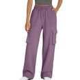 thumbnail image 1 of Bogo Baggy Cargo Pants Women Plus Size Women Casual Pants Joggers Casual Pants For Petite Women Black Sweatpants Women Baggy Plus Size Clearance Sale, 1 of 6