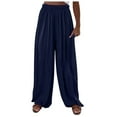 thumbnail image 1 of Bogo Black Cargo Pants Women Plus Size 4X Women'S Plus Size Pants Clearance Sale Pants For Women Trendy Sweatpants Women Plus Size Long/Tall Length Fleece Clearance Sale, 1 of 6
