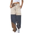 thumbnail image 1 of Bogo Black Cargo Pants Women Plus Size Wide Leg Women'S Pants Pants For Women Casual Plus Size Long 100 Cotton Sweatpants Plus Size Women, 1 of 5