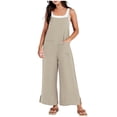 thumbnail image 1 of Bogo Capri Linen Pants Women Petite Plus Summer Women'S Casual Pants Petite Length Cute Pants For Women Y2K Sweatpants Women Baggy Wide Leg Pack Plus Size Work Trousers For Women, 1 of 6