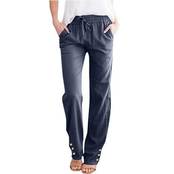Bogo Cargo Wide Leg Pants Women Jeans Plus Size Women'S Petite Sweat Pants Clearance Cute Pants For Women Going Out Sweatpants Women Wide Leg Drawstring Elastic High Waist Clearance Sale