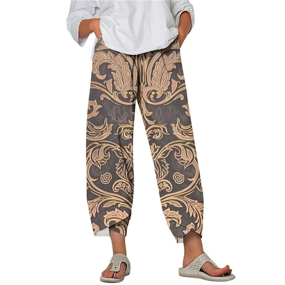 Bogo Cotton Linen Pants Women Summer Xxl Short Casual Sale Women'S Pants 2025 Spring Casual Pants For Women Sweatpants Women Baggy Plus Size Joggers Womens Trousers Wide Leg Petite