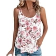 thumbnail image 1 of Cute Sexy Summer Plus Size Tops For Women Tank Tops For Women Pack Plus Size Tunic Tops For Women 3X-4X T Shirts For Women Trendy Loose Fit, 1 of 6